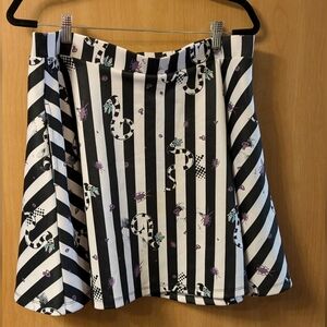 Hot Topic Beetlejuice Mini Skirt Size Junior 2XL